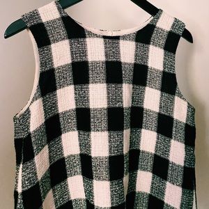 Zara Gingham Knit Tank!